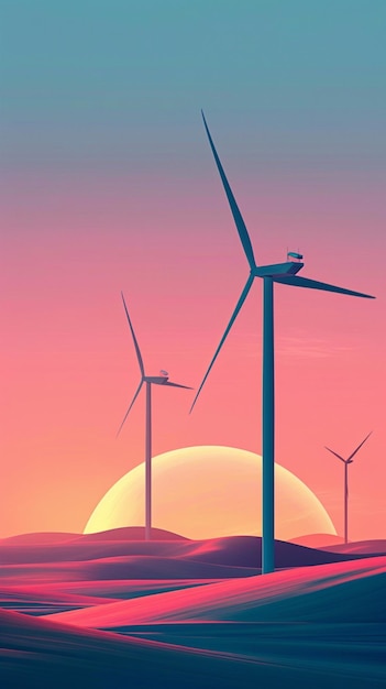 Renewable energy production banner design