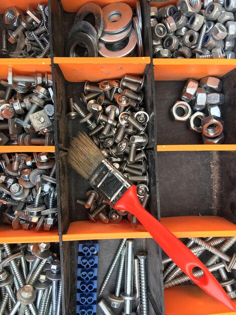 Repair Construction Equipment Tools like Nail Screw