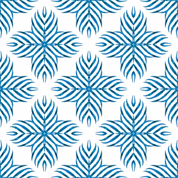 Repeating striped hand drawn border Blue optimal