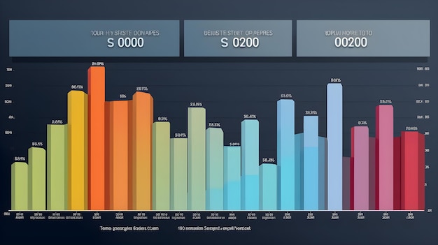 Photo representation of growth in percentage of a company over a decade 20102020