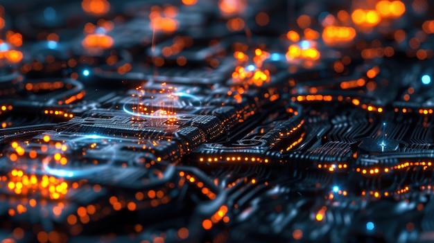 Representation of quantum entanglement within a computer chip