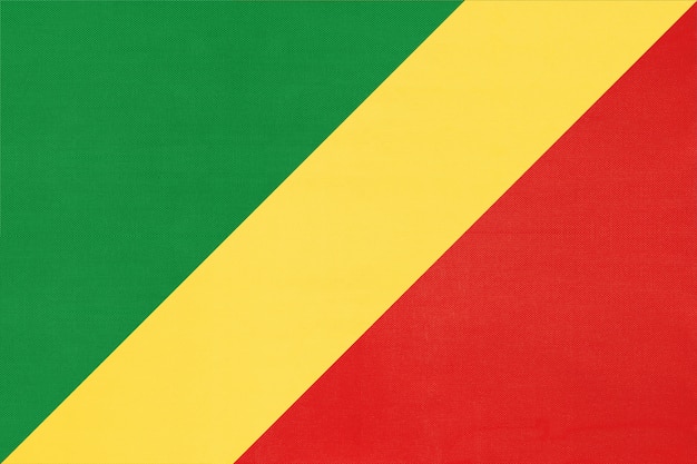 Republic of Congo national fabric flag