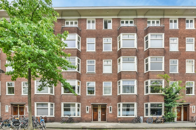 Residential building facade