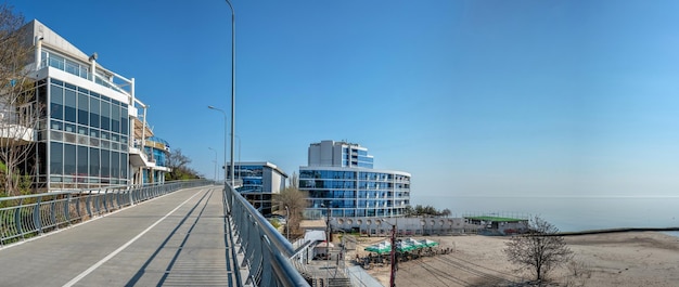 Resort hotel on the Chaika beach in Odessa Ukraine