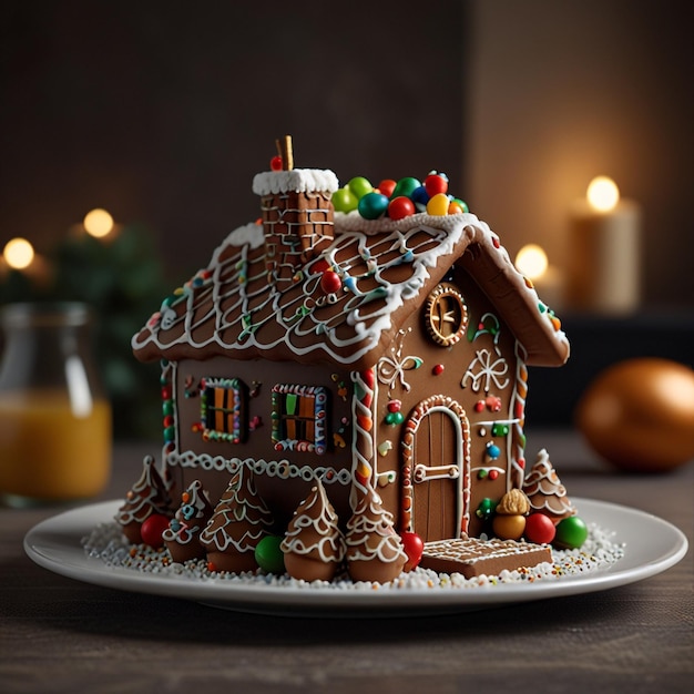 Resplendent Gingerbread House and super realistic