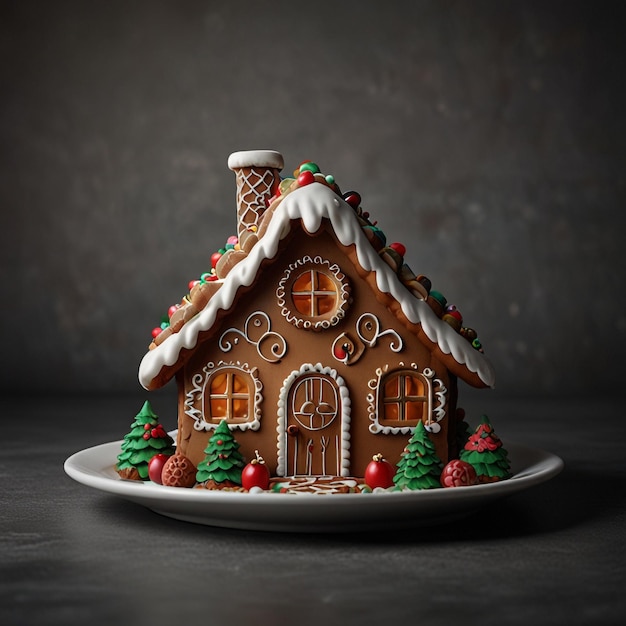 Resplendent Gingerbread House and super realistic