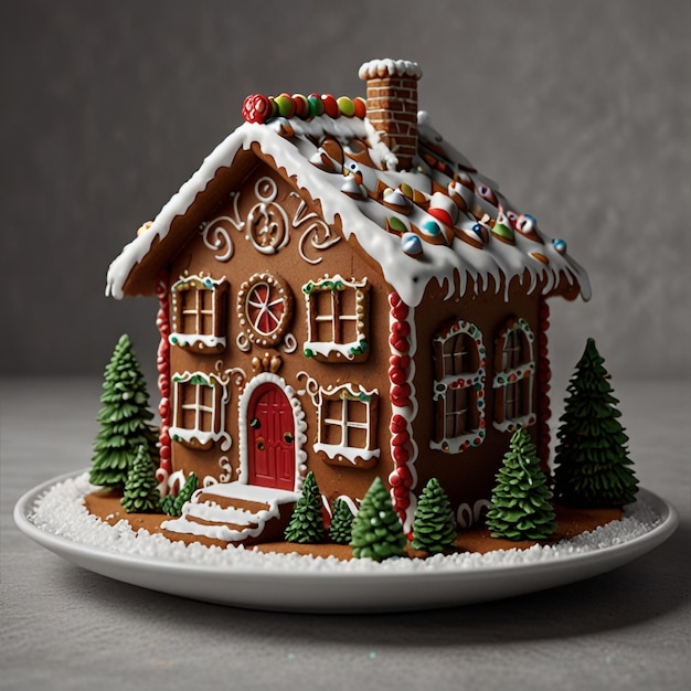 Resplendent Gingerbread House and super realistic