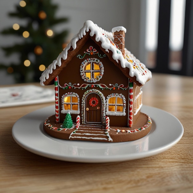 Resplendent Gingerbread House and super realistic