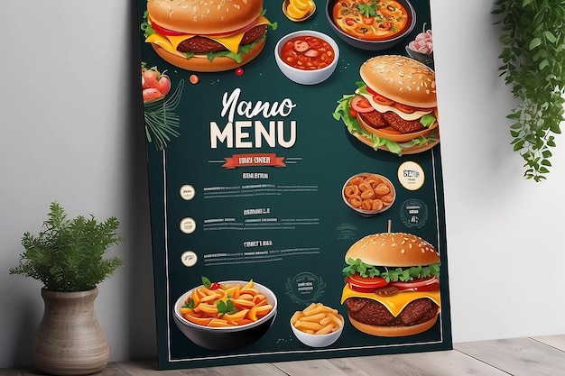 Restaurant Food Menu Design Template