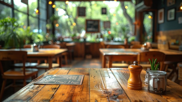 a restaurant interior