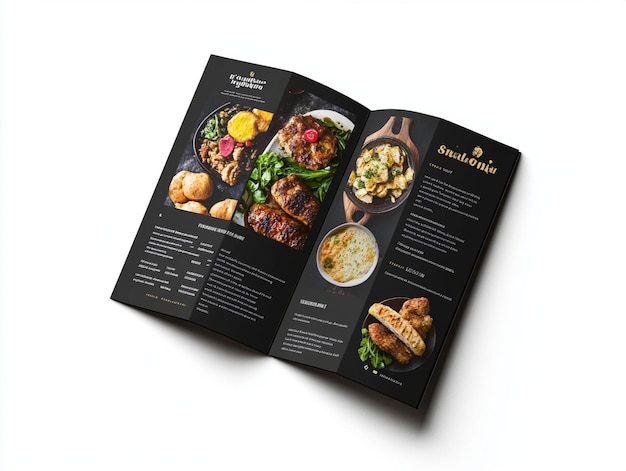 Restaurant Menu Design Mockup