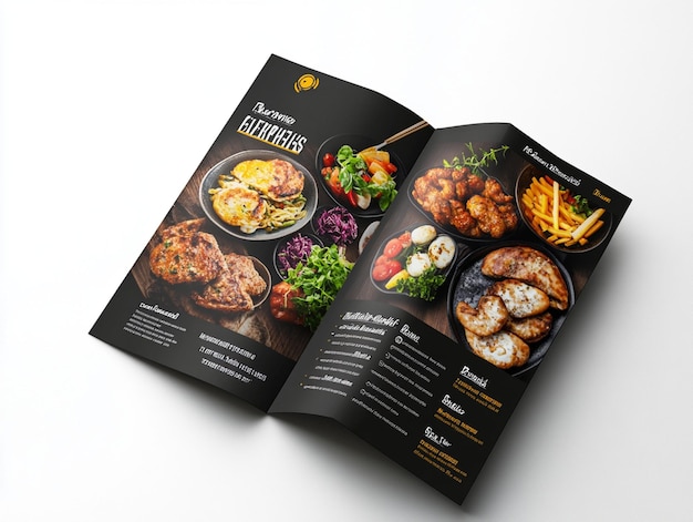 Restaurant Menu Design Mockup