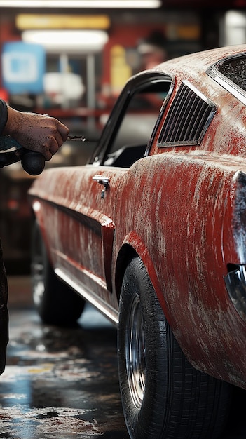 Restoring an Old Classic Car