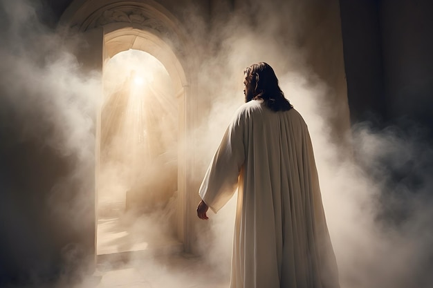 Resurrection of Jesus and rises to heaven