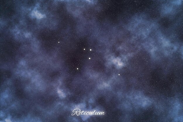 Reticulum star constellation Brightest Stars Reticle constellation The Small Net