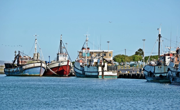 Retired fishing boats