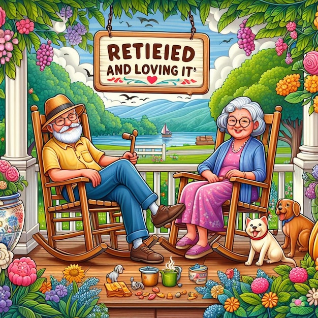 Retirement Illustration