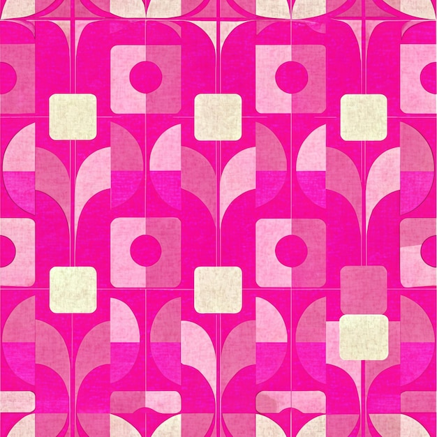 Retro Abstract Wallpaper Pattern in Vibrant Colors for Creative Designs