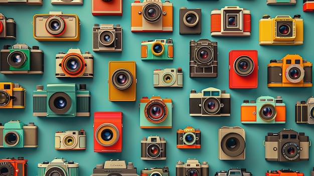 retro camera wallpaper