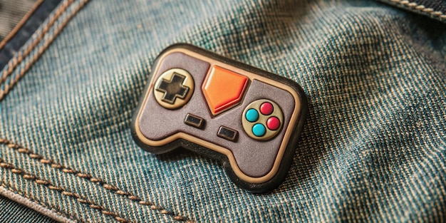 Retro gaming club badge