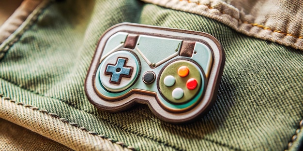 Retro gaming club badge