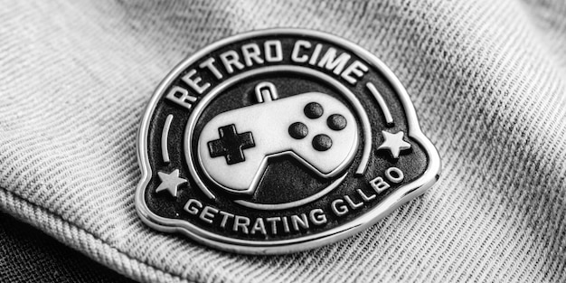 Retro gaming club badge