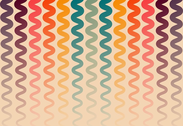 Retro groovy psychedelic wavy background