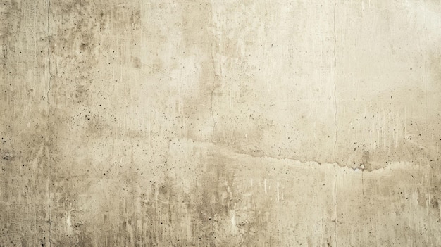 Photo retro plain cement cream wall texture background ai generated image