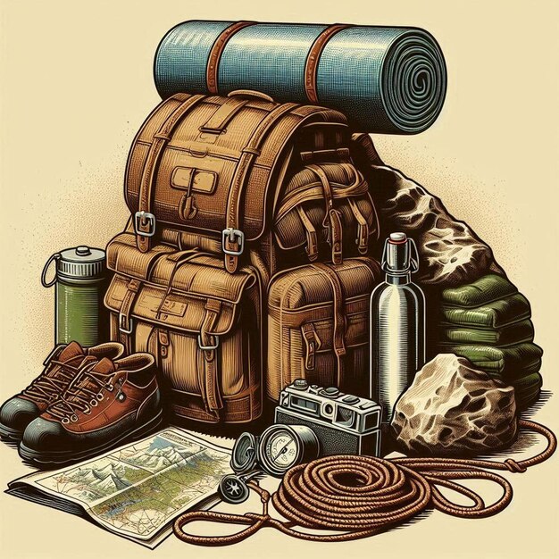 Retro Scouting Backpack