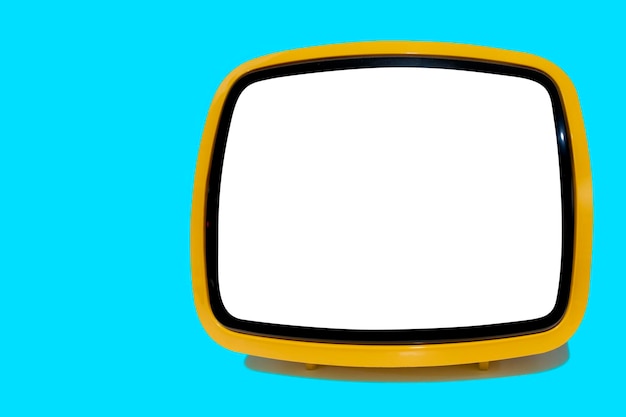 Retro TV on a color background