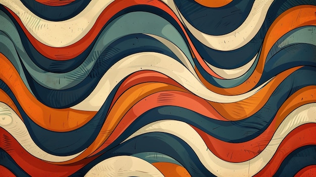 Photo retro waves seamless pattern wallpaper ar 169 v 6 job id 05c77342b5604238a9695f32a930f7a4