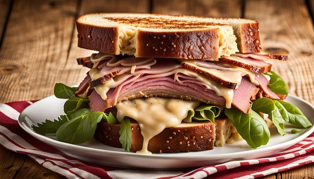 Photo reuben sandwich