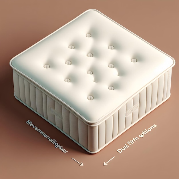 A reversible marshmallow mattress topper with dual firmness options catering to individual preferen