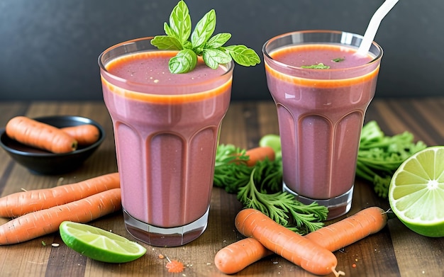 Revitalize with Nature Refreshing and Healthy Detox Carrot Juice