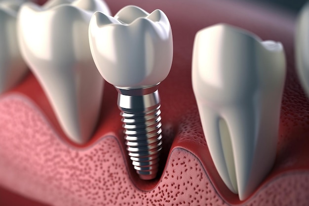 Revitalizing Smiles Implanting Dental Perfection Generated Ai