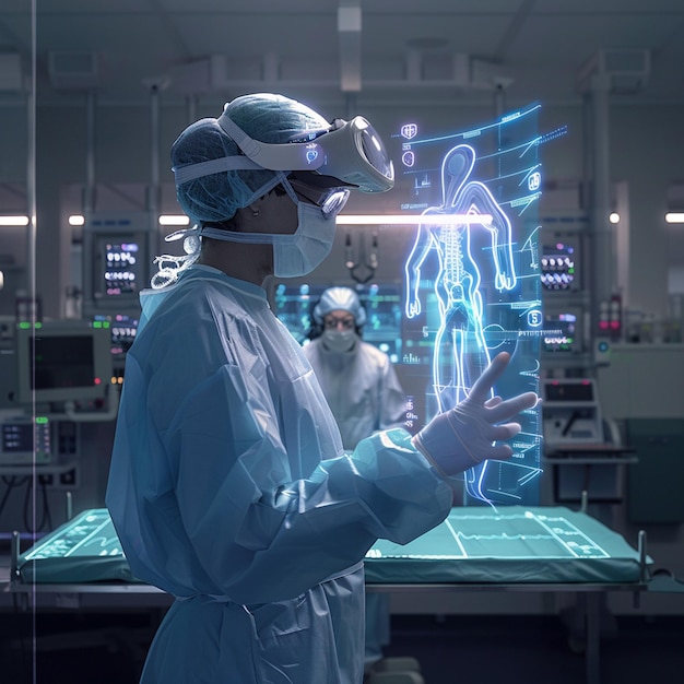 Photo revolutionizing healthcare the future of medicine augmented reality innovative medical procedures