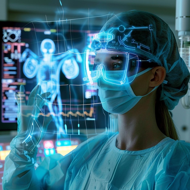 Photo revolutionizing healthcare the future of medicine augmented reality innovative medical procedures