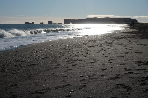 Reynisfjara Black Beach in Iceland