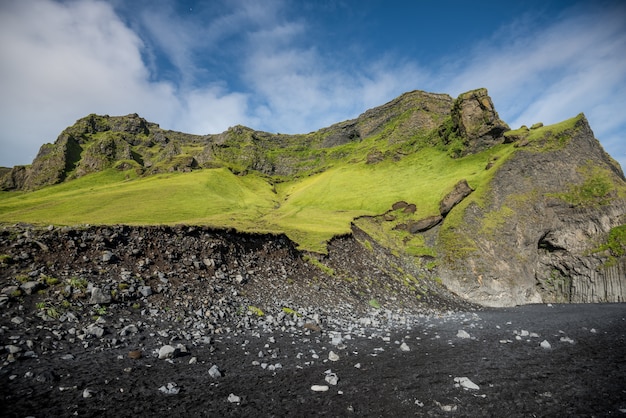 Reynisfjara Black Sand Beach in Vik, Iceland