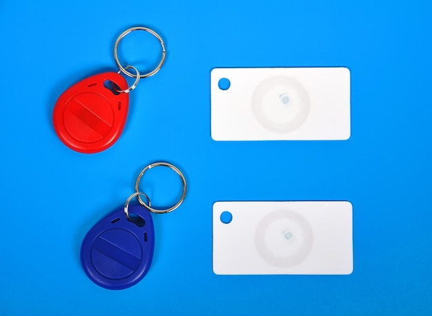 RFID cards and keychain