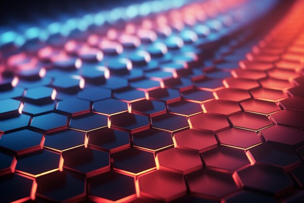 Rgb hexagonal background