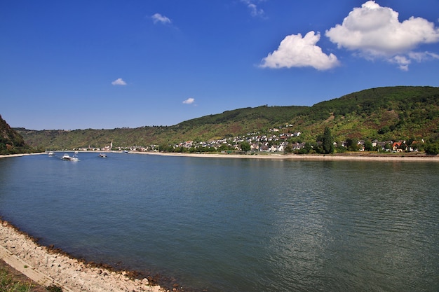 Rhine Valley in west Germany