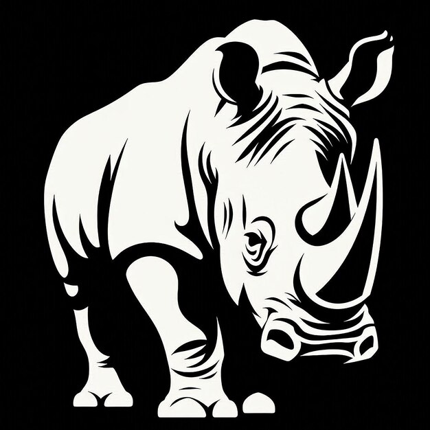 rhino emblem rhino sticker design rhino head logo rhino logo design rhinoceros emblem design