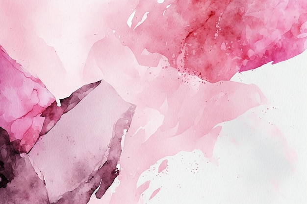 Rhodonite watercolor abstract background