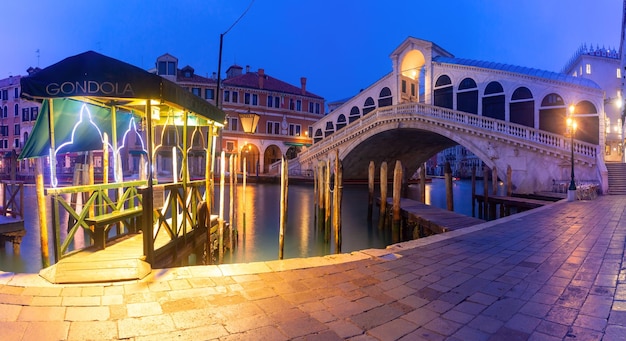 The Rialto Bridge Venice Italy