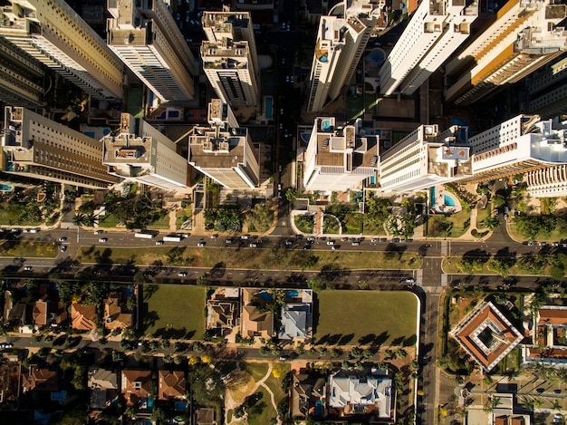 Ribeirao Preto city in Sao Paulo, Brazil. Region of Joao Fiusa Avenue.