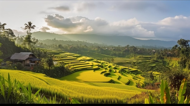 The rice fields of ubud, bali