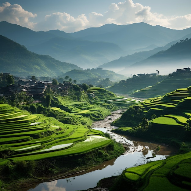 rice fields