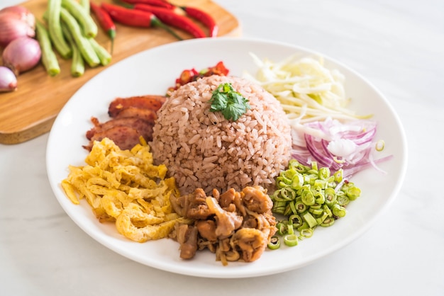 Rice Mixed with Shrimp paste