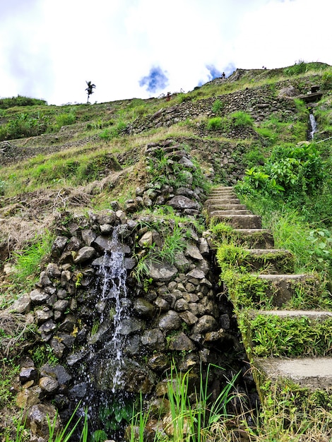 The rice terraces in Banaue, Philippines